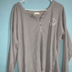 Over sized long sleep shirt